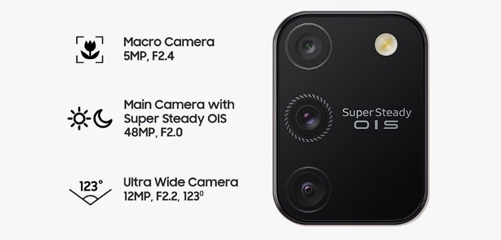 samsung s10 lite camera features