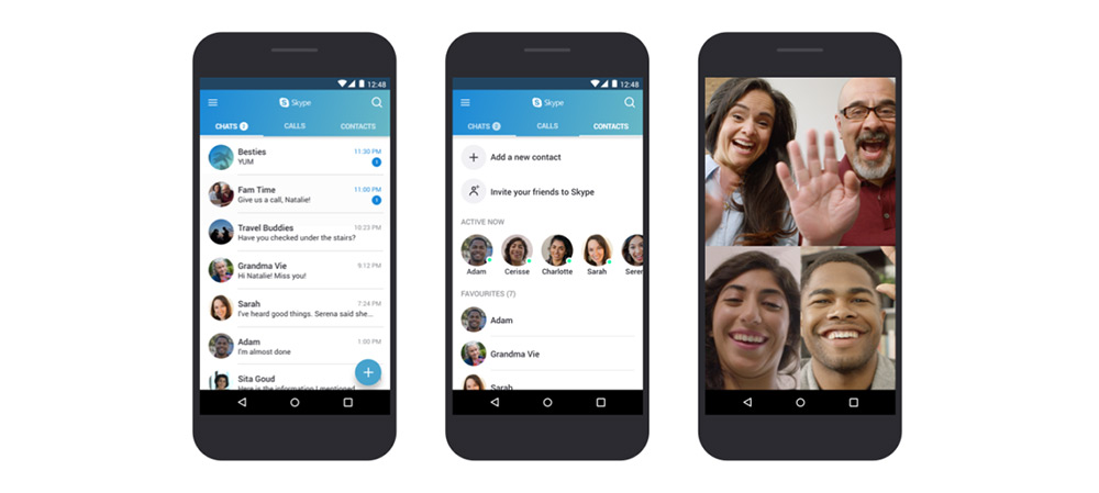 skype video call android tablet free download