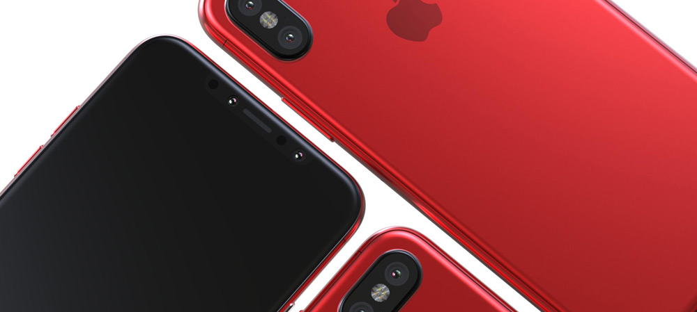 Iphone 8 red обои